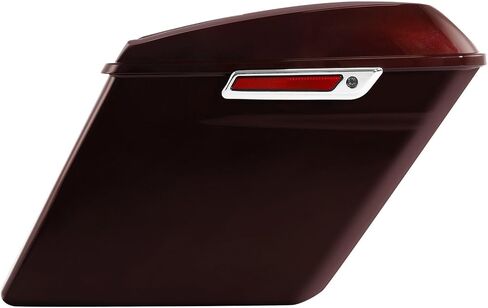 HR3 For Midnight Crimson, 5" Stretched Hard Saddlebags Compatible with 2021 FLTRXS / 2021 FLTRK / 2021 FLHTK, 2014-later Harley Touring Road King, Road Glide, Street Glide, Electra Glide in Kuwait
