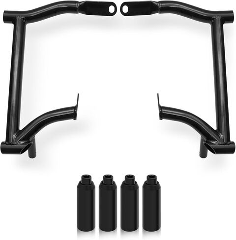 Saddlebag Guards Crash Bar Bracket Compatible with Harley 2014-2026 Touring Electra Glide Street Glide Road Glide Road King, Black in Saudi Arabia