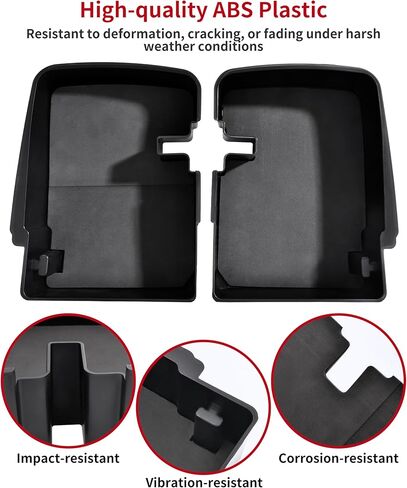 Rear Hard Saddlebag Tray Organizer Tool Box Saddle bag Organizer Tray Top Shelf for Harley Street Electra Road Glide Road King Ultra Limited Touring 2014-2023 Accessories (Left & Right) in Kuwait