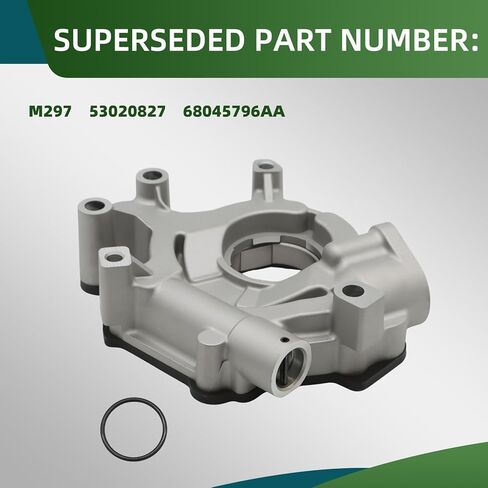 M297 Oil Pump Compatible with R-am 1500 2011-2013 Grand Cherokee Dakota Commander Liberty Raider Nitro 1999-2013 3.7L/4.7L Engine Oil Pump 53020827 in Kuwait