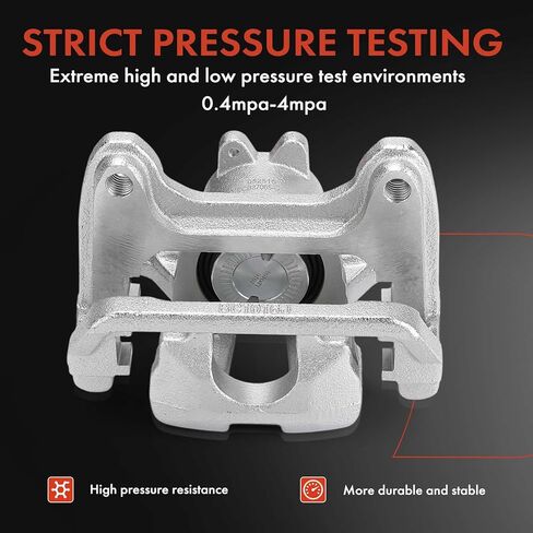 A-Premium Disc Brake Caliper Assembly with Bracket Compatible with Chevrolet, GMC Vehicles - Silverado 1500, Silverado 1500 LTD, Colorado, Sierra 1500, Canyon, Hummer EV Pickup - Rear Left Driver Side in Kuwait