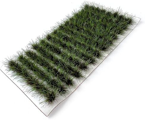 Miniature Grass Tuft Clusters 0.8cm Height - 104 Pcs 9 Color Varieties for Model Railway Diorama, Train Layout, Car Scene & Miniature Scenery Accessories (Yellow1) in Saudi Arabia