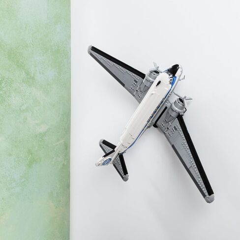 Wall Mount Bracket Compatible with LEGO Douglas DC-3 Pan-Am Air Liner – UK Made - Plane Not Included – Hardware Included in Saudi Arabia