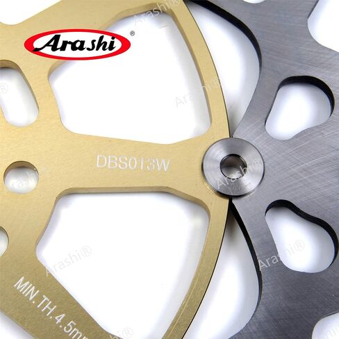 دوارات أقراص الفرامل الأمامية من أراشي لسوزوكي هايابوسا GSXR 1300 GSX1300R 1999-2007 Gen 1، GSXR 600 1997-2003 750 1996-2003 1000 2001-2002، GSX1400 2002-2007، قطع غيار ملحقات الدراجات النارية الذهبية in Kuwait