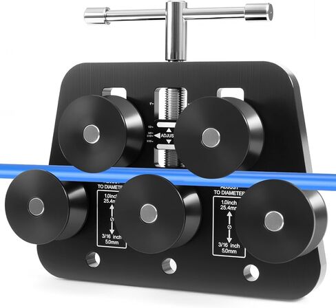 Tubing Straightener for 3/16'' to 1'' Diameters Pipe, Adjustable Brake Line Straightener for Copper, Aluminum, Steel Pipes, NiCopp & Fuel Lines in Saudi Arabia