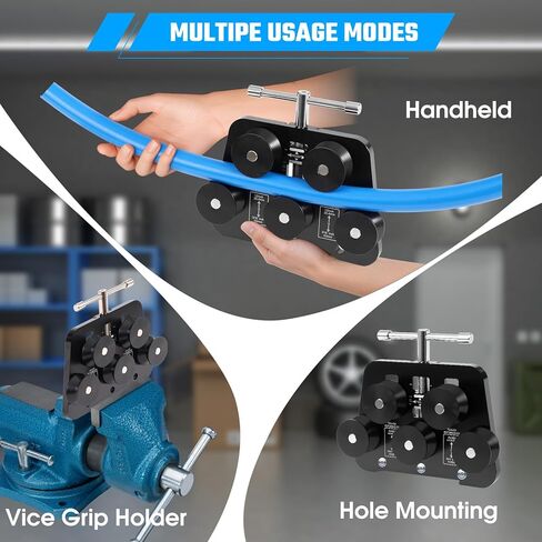 Tubing Straightener for 3/16'' to 1'' Diameters Pipe, Adjustable Brake Line Straightener for Copper, Aluminum, Steel Pipes, NiCopp & Fuel Lines in Saudi Arabia