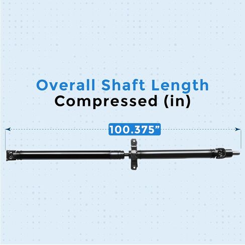 100.375 in Rear Driveshaft Prop Shaft Assembly for 2006-2014 Honda Ridgeline AWD 936-034 in Kuwait