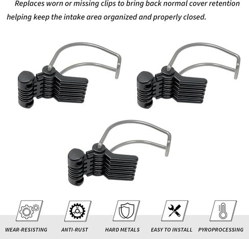 3PCS Air Box Cover Clip For Polaris RZR 800 700 500 400 Ranger Crew 900 700 500 2005-2016 OEM#7710621 7710714 in Kuwait
