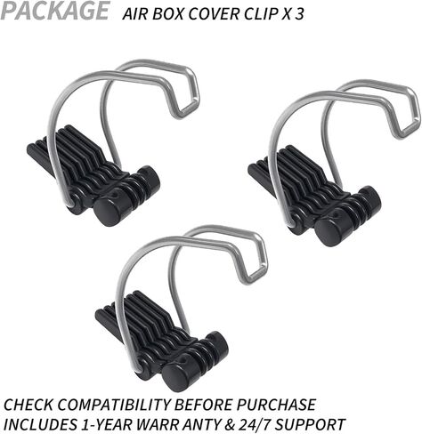3PCS Air Box Cover Clip For Polaris RZR 800 700 500 400 Ranger Crew 900 700 500 2005-2016 OEM#7710621 7710714 in Kuwait