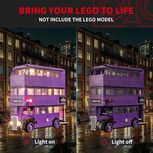 BRIKSMAX Knight Bus Adventure Light Kit - LED Lighting for Lego 76446 - 1 Piece, 4.72 x 6.5 x 1.57 inches, Ages 8+ in Kuwait