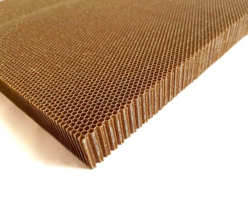 2pcs Aramid Honeycomb Core Sheet Panel 5mm Ultra-Lightweight for Repairing Boat,Frames in Saudi Arabia