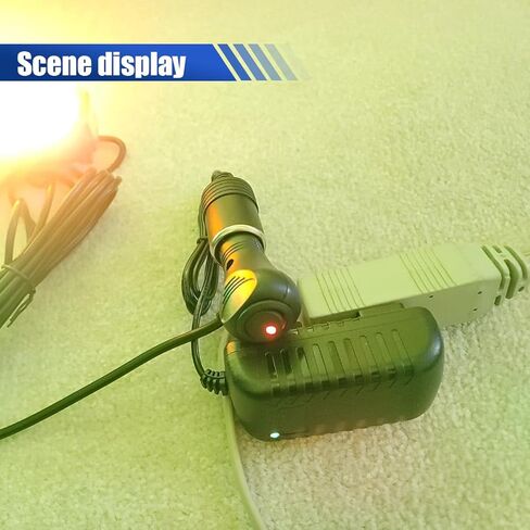 AC to DC Converter, 2A 24W Car Cigarette Lighter Socket Adapter to Wall Plug, Universal 110-240V to 12V DC Power Cable Transformer for Car Devices, Home Appliances in Kuwait