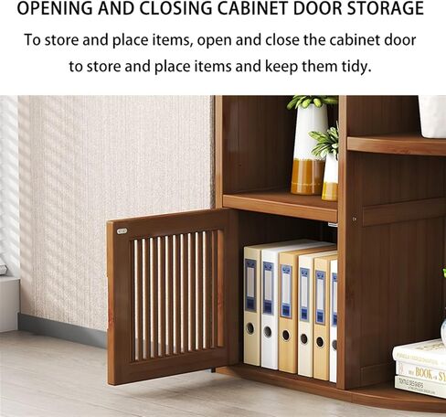 Bookshelf Corner Bookcase Floor-to-Ceiling Living Room Storage Cabinet Wall Rack Triangular Tea for Living Room Home Office in Saudi Arabia
