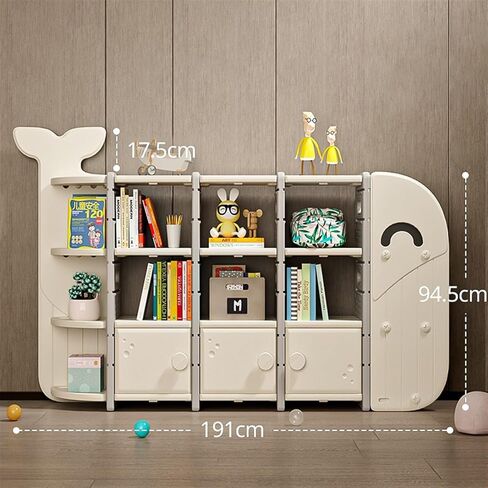 Bookshelf Bookshelf Picture Book Storage Rack Bedroom Living Room Wall Home Floor-to-Ceiling Bookcase for Living Room Home Office in Saudi Arabia