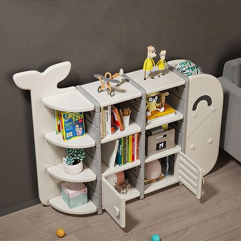 Bookshelf Bookshelf Picture Book Storage Rack Bedroom Living Room Wall Home Floor-to-Ceiling Bookcase for Living Room Home Office in Saudi Arabia