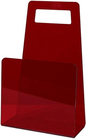 Bookshelf U-Shaped Acrylic Handheld Bookshelf Geometric Minimalist Portable Storage Rack for Living Room Home Office in Saudi Arabia