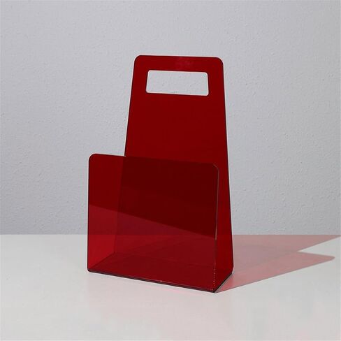 Bookshelf U-Shaped Acrylic Handheld Bookshelf Geometric Minimalist Portable Storage Rack for Living Room Home Office in Saudi Arabia