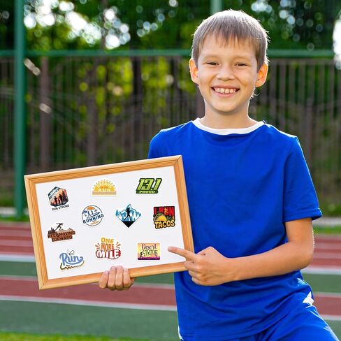 200PCS Running Stickers for Teens, Vinyl Running Sports Stickers for Water Bottle Laptop Scrapbook, Cool Cross Country Runner Gifts for Marathon Runners Women Men in Saudi Arabia