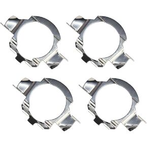 1 Pair Car H7 LED Headlamp Adapter, H7 LED Headlight Bulb Holder Socket Retainer Clip, Automotive Headlamp Adapter Bulb Base Holder, Compatible with Qashqai Regal New Bora in Saudi Arabia