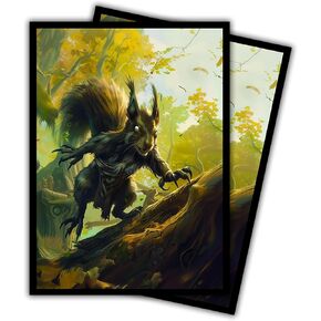 Squirrel General MTG Card Sleeves (Smooth) - 104 Count Standard Size TCG Sleeves - Compatible with Magic The Gathering - Double Sleeving - Original Art Design, Premium Protection in Kuwait