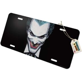 GRAPHICS & MORE Batman Alex Ross Joker Head Novelty Metal Vanity Tag License Plate in Kuwait