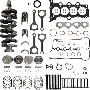 G4FJ 1.6 Overhaul Rebuild Kit w/Crankshaft & Head Gasket Set & Pistons Connecting Rods Bearings Fit For Hyundai Elantra Veloster Kona Tucson Kia Forte K5 Sportage 1.6L Turbo GDI G4FJ 2012-2023 in Saudi Arabia