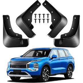 Mud Flaps Compatible with Mitsubishi Outlander 2022-2026,Wheel Tire Splash Guards for Outlander Exterior Accessories,All Weather Tire Protector Splash Guards Sediment Mudflaps No Drill Holes in Saudi Arabia