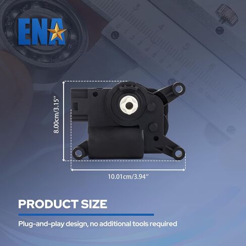 ENA HVAC Air Blend Door Actuator 604-054 Compatible with Chrysler Grand Caravan Pacifica Voyager Dodge Dart 2013 2014 2015 2016 2017 2018 2019 2020 2021 2022 2023 Replaces 68164960AA 68164-960AA in Saudi Arabia