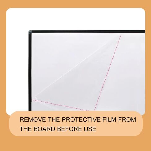 Dry Erase White Board - 36 X 24 Inches Magnetic Hanging Whiteboard for Wall with Black Aluminum Frame for Home, Classroom,Office in Saudi Arabia