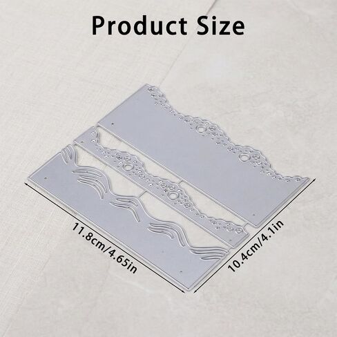 Ocean Beach Wave Die Cutters for Card Making, Metal Background Beach Stencils Die Cutting for Card Making, Die Cutters for DIY Scrapbooking, Embossing, Decorative Gift Paper Craft in Kuwait