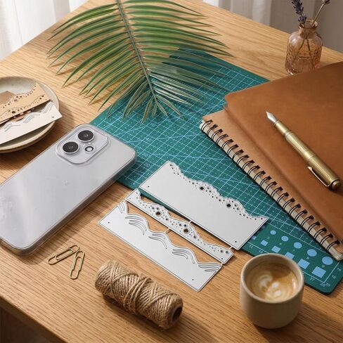 Ocean Beach Wave Die Cutters for Card Making, Metal Background Beach Stencils Die Cutting for Card Making, Die Cutters for DIY Scrapbooking, Embossing, Decorative Gift Paper Craft in Kuwait