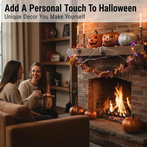 FFchuanhe White Foam Craft Pumpkins, 5.3 Inch, 6 Pack, DIY Artificial Fall Harvest Decor for Halloween, Thanksgiving, Autumn Tabletop Decoration in Saudi Arabia