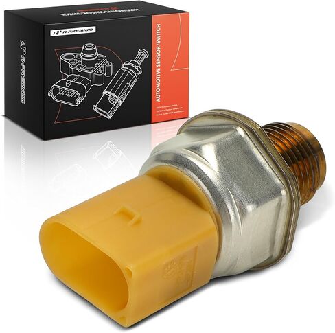 A-Premium Fuel Injection Pressure Sensor [3 Pins] Compatible with Volkswagen Jetta 2009-2015, Passat 2012-2013, Golf 2010-2014, Beetle 2013-2015 & Audi A3 2010-2013 - L4 2.0L in Kuwait
