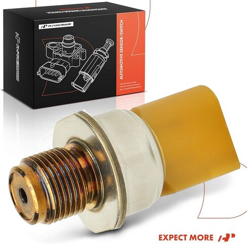 A-Premium Fuel Injection Pressure Sensor [3 Pins] Compatible with Volkswagen Jetta 2009-2015, Passat 2012-2013, Golf 2010-2014, Beetle 2013-2015 & Audi A3 2010-2013 - L4 2.0L in Kuwait