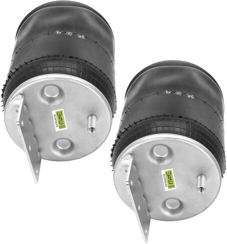 2 قطعة حقيبة زنبركية هوائية تحل محل Firestone 9648، W01-358-9648 Goodyear 1R12398، 1R12-398، 1R12-538 IHC 2027911C1، 2027911C2، 2027911C3 Navistar 2027911C-1، 2027911C-2 مثلث 8456، AS-81068 in Kuwait
