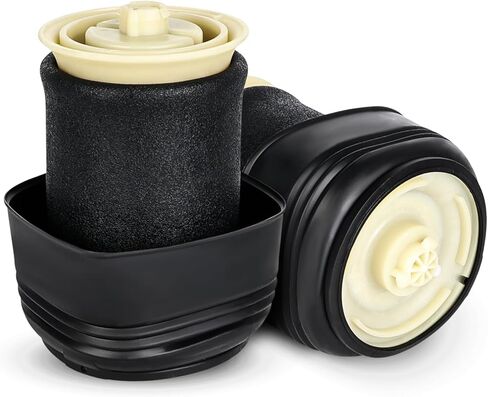 2PCS الخلفي الهواء الربيع الهواء ركوب تعليق حقيبة امتصاص متوافق مع BMW X5 E70 2007 2008 2009 2010 2011 2012 2013، X6 E71 E72 2008-2014، 37126790080 37126790078، زوج اليسار واليمين in Kuwait
