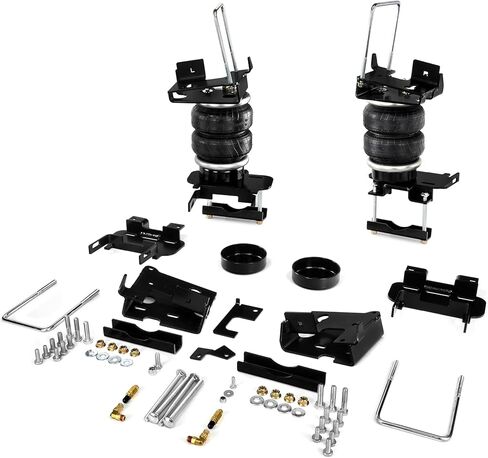 طقم تعليق كيس الهواء TORQUE لـ 2021-2026 Ford F150 2WD 4WD F-150 حقيبة مساعد خلفي سحب زنبركي 5000 رطل (يستبدل Air Lift 57355 Loadlifter 5000) (TR57355) in Kuwait