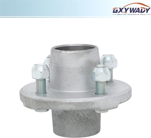 GXYWADY 4 على 4 بوصة مجموعة محور المقطورة المجلفنة مع طقم محمل المقطورة لاستبدال المغزل 2000 رطل 1 بوصة in Kuwait