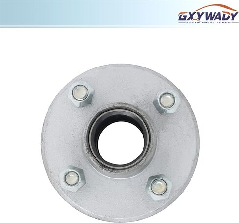GXYWADY 4 على 4 بوصة مجموعة محور المقطورة المجلفنة مع طقم محمل المقطورة لاستبدال المغزل 2000 رطل 1 بوصة in Kuwait