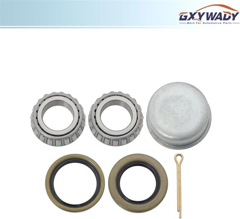GXYWADY 4 على 4 بوصة مجموعة محور المقطورة المجلفنة مع طقم محمل المقطورة لاستبدال المغزل 2000 رطل 1 بوصة in Kuwait