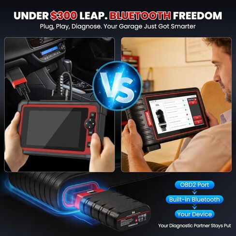 أداة مسح ضوئي بلوتوث KINGBOLEN S6 Obd2، 28 إعادة ضبط، ماسح ضوئي تشخيصي لجميع أنظمة السيارات، CAN FD/FCA/Renault SGW، تحديث مدى الحياة بدون اشتراك in Kuwait