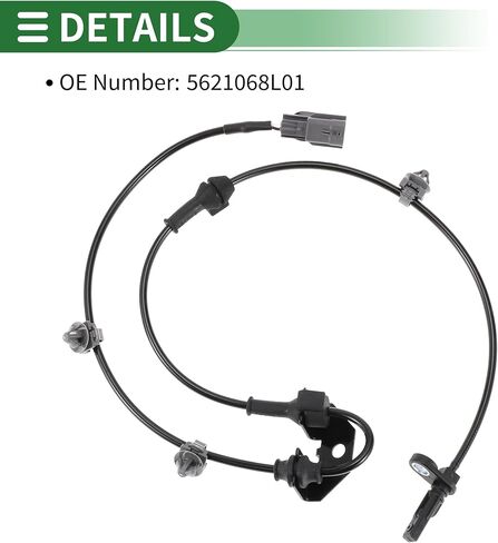 Motoforti ABS Wheel Speed Sensor ABS Sensor Anti-lock Braking System Sensor for Suzuki Swift IV 2010-2021 No.5621068L01 Front Right in Kuwait