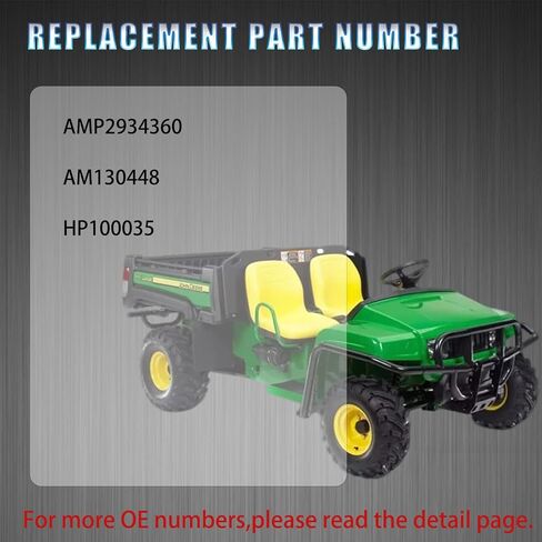 AM130448 2Pcs Front Shock Absorbers Strut Assembly adjustable.Compatible with John Deere Gator TX TH TS 4x2 6x4 Trail Turf Worksite Military.Replacement OE for AMP2934360 in Saudi Arabia