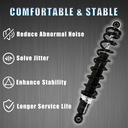 AM130448 2Pcs Front Shock Absorbers Strut Assembly adjustable.Compatible with John Deere Gator TX TH TS 4x2 6x4 Trail Turf Worksite Military.Replacement OE for AMP2934360 in Saudi Arabia