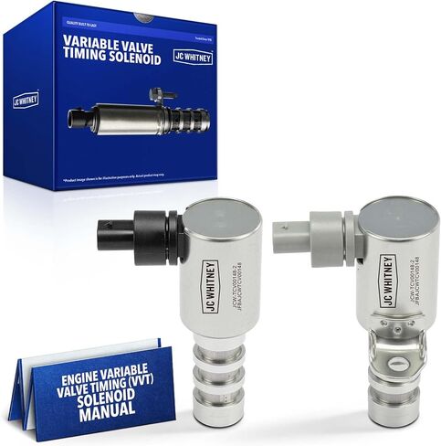 JC Whitney JFBAJCWTCV00148 Set of 2 Engine Variable Valve Timing Solenoids (VVT) - Compatible with Ford F-150, Explorer, Edge, Mustang, Expedition, Taurus, Flex, Lincoln MKZ - 3.3L 3.5L 3.7L in Kuwait