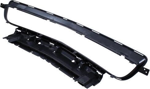 Front Lower Grill Grille and Reinforcement Black for Dodge Challenger 2015-2023 Exc Widebody Hellcat in Kuwait