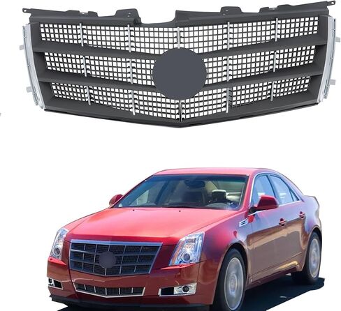 Silscvtt Front Grille Upper Black Replacement for CTS 2008-2011 in Kuwait