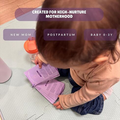 Baby Activity Cards for Newborns, 25 Screen-Free Infant Development Activities Ages 0-12 Months, Sensory Play and Baby Bonding by Neuroscientist in Saudi Arabia