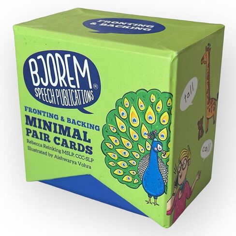 Bjorem Speech® Minimal Pairs Bundle - Comprehensive Phonological Speech Therapy Card Set Approach for Speech Sound Disorders and Discrimination - Includes 6 Decks with Over 300 Target Words in Saudi Arabia