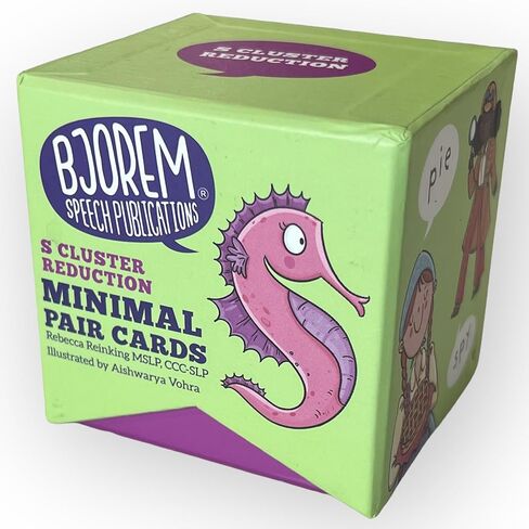 Bjorem Speech® Minimal Pairs Bundle - Comprehensive Phonological Speech Therapy Card Set Approach for Speech Sound Disorders and Discrimination - Includes 6 Decks with Over 300 Target Words in Saudi Arabia